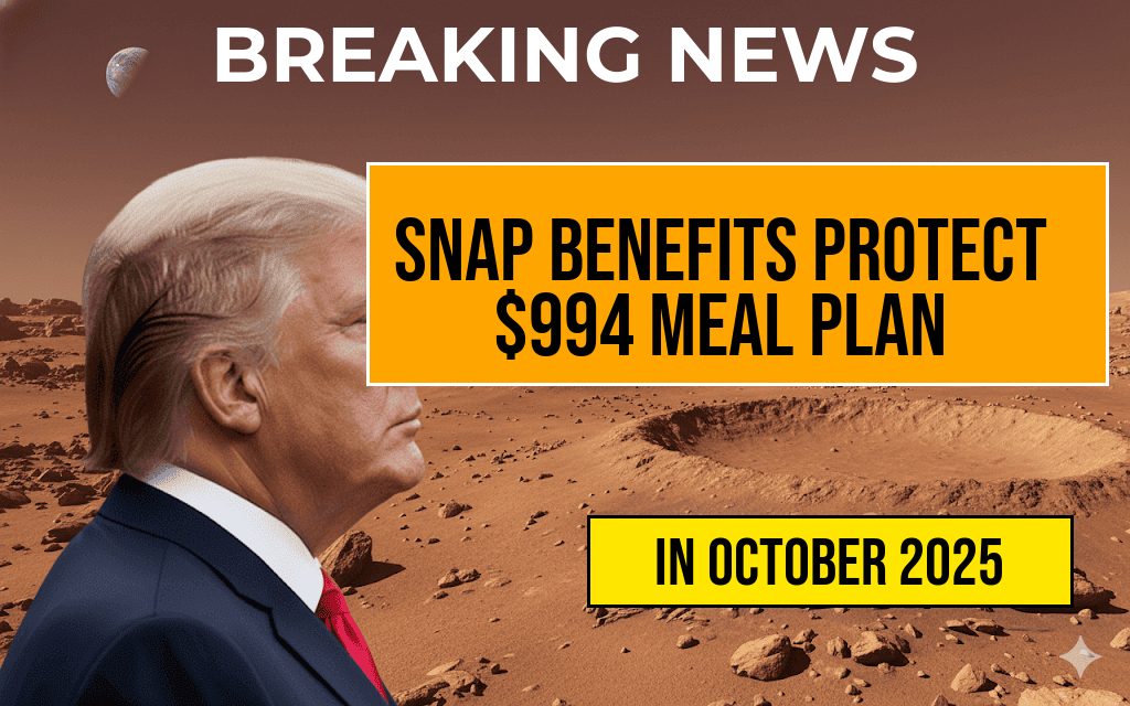 SNAP Benefit for Four People Is $994; Meal Plan Offers $994 Protection Against EBT Disruptions