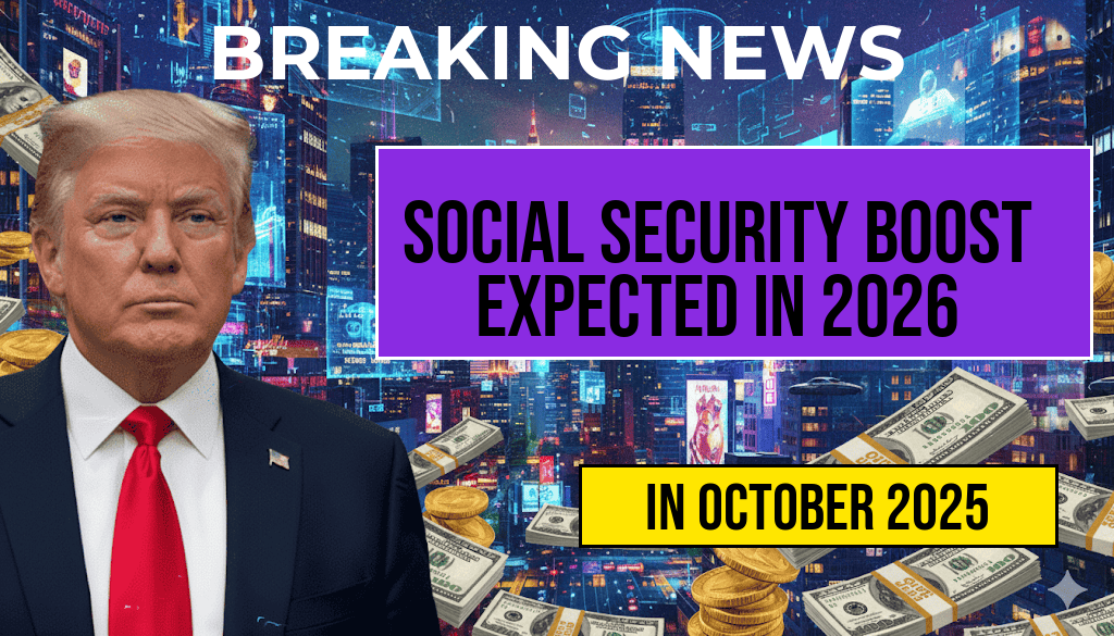 Social Security Increase Alert: Expected $54 Monthly Boost if 2026 COLA Reaches 2.7%